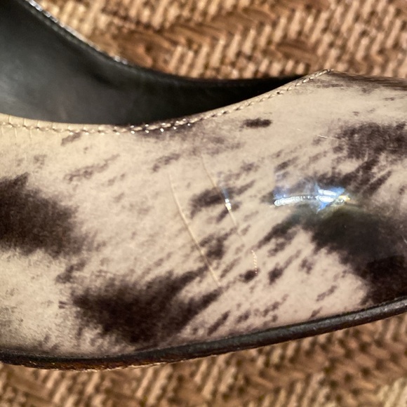 Antonio Melani Patent Leather Animal Print Heels Size 9M - Picture 8 of 9